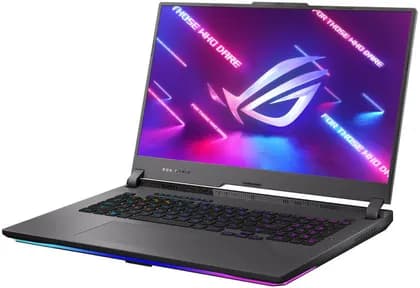ASUS ROG Strix G17 (2023) G713PV Gaming Laptop, 17.3" FHD 144Hz Display, AMD Ryzen 9 7845HX, 16GB RAM, 1TB SSD, 8GB NVIDIA RTX 4060, 4-Zone Backlit ENG-ARB K/B, Win 11, Gray | G713PV-9161G
