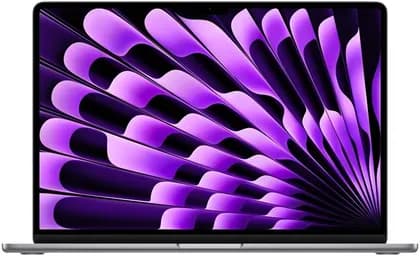 Apple MacBook Air 15-inch (2023) Notebook, Liquid Retina Display, Apple M2 Chip, 8GB RAM, 512GB SSD, 8-core CPU, 10-core GPU, 16-core Neural Engine, MacOS Ventura, English Keyboard, Space Grey | MQKQ3