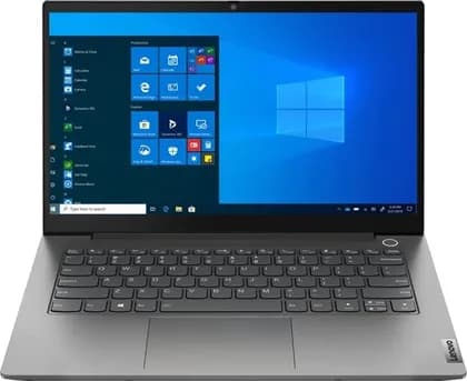 Lenovo ThinkBook 14 G2 Laptop, Intel Core i7 1165G7 11th Gen, 8GB RAM DDR4, 1TB HDD, 14" FHD Display, Integrated Graphics, Fingerprint Reader, No OS, Mineral Grey | 20VD000RAK