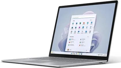 Refurbished - Microsoft Surface Laptop 5, 15" 60Hz PixelSense Touch Display, Intel Core i7-1255U Processor, 8GB RAM, 256GB SSD, Intel Iris Xe Graphics, ENG (US) K/B, Win11 Home, Platinum | RC8-00001
