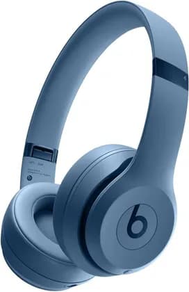 Beats Solo 4 True Wireless On-Ear Headphone, Spatial Audio with Dynamic Head Tracking, Up to 50 Hours of Battery Life, USB-C, Flex-Grip Headband, UltraPlush Cushions, Slate Blue | Solo4SB