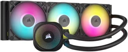 Corsair iCUE LINK TITAN 360 RX RGB AIO Liquid CPU Cooler, Compatible With Intel Socket LGA 1851, 1700, AMD AM5, AM4, Addressable RGB, Extreme Cooling Performance, Black | CW-9061018-WW