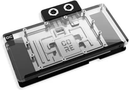 Alphacool Core RX 9070 XT Nitro+, GPU Water Cooler with Backplate, Full Cover Copper Block, aRGB, Sapphire AMD Radeon, G1/4 Fittings | 14778