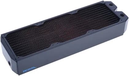 Alphacool NexXxoS UT60 Full Copper 420mm Radiator, 60mm Thick Triple 140mm Fan Support 6x G1/4 Ports High Performance Custom PC Liquid Cooling Radiator | 14179