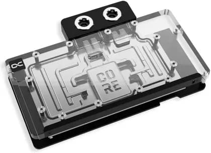 Alphacool Core RX 9070 XT Swift + Quicksilver GPU Water Block with Backplate, Chrome Copper Full-Cover Cooler, 10x aRGB LEDs, XFX Radeon RX 9070(XT) Compatible | 14799
