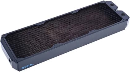 Alphacool NexXxoS XT45 Full Copper 420mm Radiator, 45mm Thick, Triple 140mm Fan Support, 6x G1/4 Ports, High Performance PC Liquid Cooling | 14170