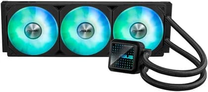 ASUS Prime LC 360 aRGB Liquid CPU Cooler, 360mm Radiator, PRIME LC 36025 Integrated Fan, 2200 RPM Fan Speed, 75.7 CFM Airflow, 400mm Sleeved Rubber Tube, Black | 90RC0101-B0EAY0