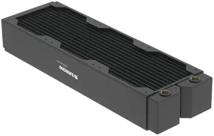 Barrow 360mm Dabel-A Series Radiator (Thick 60mm), Black