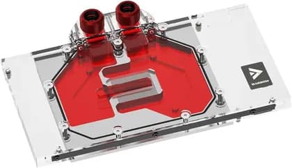 Barrow LRC2.0 Full Coverage GPU Water Block, For Gigabyte Aorus 4090 Aurora, Temperature Resistant and High-Tranparency Imported Acrylic Raw Materials, Red Copper Acrylic Material | BS-GIG4090-PA