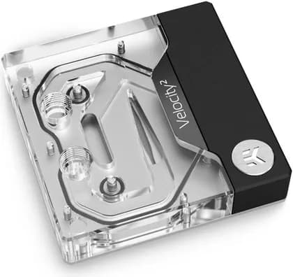 EK-Quantum Velocity² CPU Water Block, D-RGB Addressable, 1700 Socket Compatibility, Nickel/Plexi, 14 LED Count, 5 Volts, 2.5mm Allen(HEX) Key, G1/4 Threads | 3831109857663