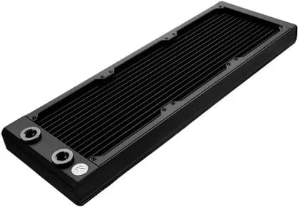 EKWB EK-Quantum Surface S360 Radiator Black Edition, 30mm Ultra-Thin Design, CoolStream SE, 99.9% Copper Fins, Copper H90 Tubing, Brass H62 End Ttank Chambers, EK-Matrix7 Compatible | 3831109891483