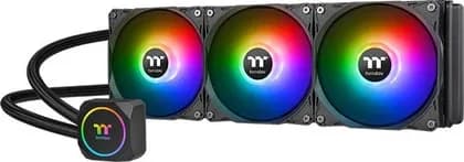 Thermaltake TH360 ARGB Motherboard Sync Edition, AMD/Intel LGA1200 Ready, 360mm High Efficiency Radiator CPU Cooler, Black | CL-W300-PL12SW-A