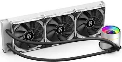 Deepcool Gamer Storm Castle 360EX White, 360MM Addressable RGB LED All-in-one Liquid CPU Cooler with Dual Chamber Pump, For Intel and AMD - White I DP-GS-H12W-CSL360EXWH