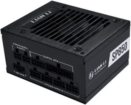 Lian-Li SP850 V2 Gold Fully Modular SFX Power Supply, 750W Power, 80 PLUS Gold Efficiency, ATX 3.1 & PCIe 5.0 Ready, Japanese Electrolytic Capacitors, 92mm FDB Fan, Black | G9P.SP0850G.B000.UK