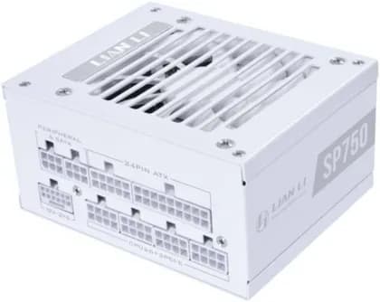 Lian-Li SP750 V2 Gold Fully Modular SFX Power Supply, 750W Power, 80 PLUS Gold Efficiency, ATX 3.1 & PCIe 5.0 Ready, Japanese Electrolytic Capacitors, 92mm FDB Fan, White | G9P.SP0750G.W000.UK