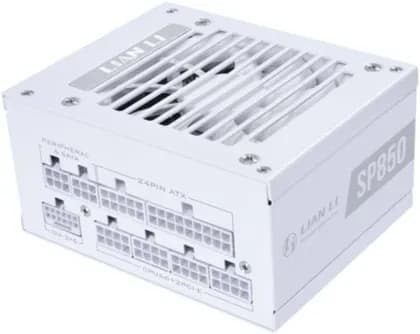 Lian-Li SP850 V2 Gold Fully Modular SFX Power Supply, 750W Power, 80 PLUS Gold Efficiency, ATX 3.1 & PCIe 5.0 Ready, Japanese Electrolytic Capacitors, 92mm FDB Fan, White | G9P.SP0850G.W000.UK