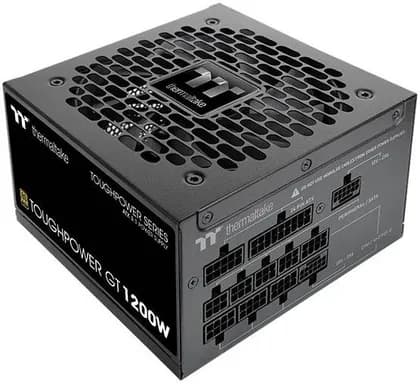Thermaltake TOUGHPOWER GT 1200W Fully Modular Power Supply, 1200W Power, 80 PLUS Gold Efficiency, Active PFC, 120cm Hydraulic Bearing Fan, ATX 3.1 Ready, Black | PS-TPT-1200FNFAGK-3