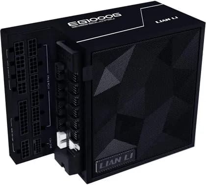 Lian-Li EDGE GOLD Fully Modular Power Supply, 1000W Power, 80 PLUS Gold Efficiency, 120mm FDB Fan Type, Active PFC, ATX 3.1 Form Factor, 2400 RPM Fan Speed, Black | G9P.EG1000G.BH00.UK