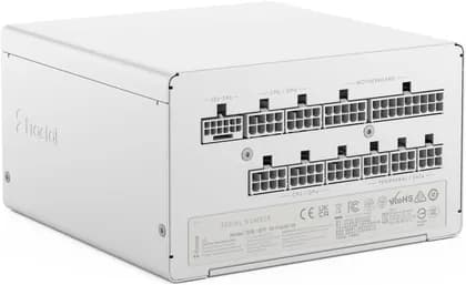 Fractal Ion 3 Full Modular Power Supply, 1000W Power, 80 PLUS Gold Efficiency, ATX12V 3.1, Active PFC, Fluid Dynamic Bearing Fan, 105°C Japanese Capacitors, White | FD-P-IA3G-101