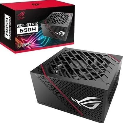 Asus ROG Strix 650 Full Modular 80 Plus Gold Power Supply, 650W, ATX, With 0dB Axial Tech Fan | 90YE00A1-B0EA00