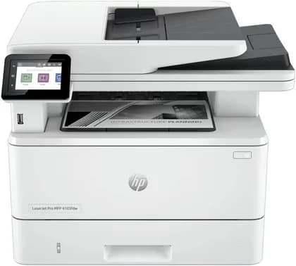 HP LaserJet Pro MFP 4103fdw Printer, 2.7" Color Touchscreen Display, Up to 50ppm Print Speed, Up to 42cpm Copy Speed, 50 Sheets ADF Capacity, White | 2Z629A
