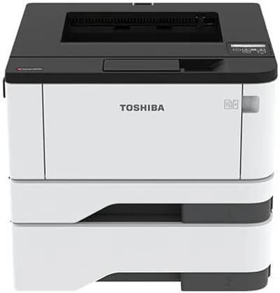 Toshiba e-Studio409P Mono Multifunction Printer, Up to 40 PPM Print Speed, 1200 DPI x 1200 DPI Print Resolution, 2 Line Display, 250 Sheets Paper Capacity, Gray | e-Studio409P