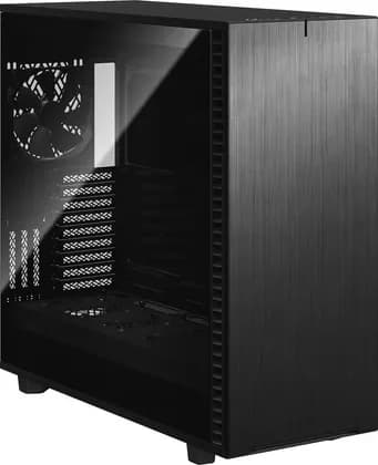 Fractal Design Define 7 XL Black Brushed Aluminum/Steel E-ATX Silent Modular Tempered Glass Window Full Tower Computer Case, Tempered Glass Dark Tint | FD-C-DEF7X-03
