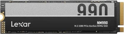 Lexar NM990 M.2 2280 Internal SSD, 1TB Capacity, PCIe Gen5x4 Interface, Up to 14,000 MB/s Sequential Read & 7,500 Sequential Write Speed | LNM990X001T-RNNNG