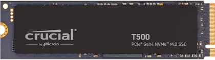 Crucial T500 1TB PCIe Gen4 NVMe M.2 Internal SSD, Up to 7300MB/s Read Speed & 6800 MB/s Write Speed, 1.5 Million Hours MTBF, Compatible with Laptop & Desktops | CT1000T500SSD8