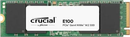Crucial E100 1TB M.2 NVMe PCIe Gen4 Internal SSD, Up to 5,000MB/s, Laptop & Desktop Compatible, Durable and Dependable | CT1000E100SSD8