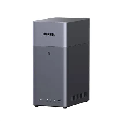 UGREEN NASync DH2300 2-Bay Desktop NAS, Capacity 60TB (Diskless), Remote Access, AI Photo Album, Beginner Friendly System, 4GB on Board RAM,1GbE, 4K HDMI | 95087