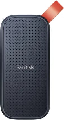 SanDisk 2 TB Portable SSD, USB-C 3.2 Gen 2 Interface, Up to 520 MB/s Transfer Speed, Integrated Rubber Hook, Drop Resistant Up to 2 Meter, Black - Orange | SDSSDE30-2T00-G25 / SDSSDE30-2TB-G25