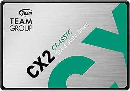 Team Group CX2 2.5" 2 TB SATA III 3D NAND Internal SSD, Read/Write Up to 540/490 MB/s, SATA III 6Gb/s, DC +5 Voltage, 1,000000Hr MTBF, 800TB Written Terrabyte | ‎T253X6002T0C101