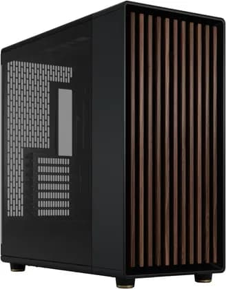 Fractal North XL E-ATX Mid Tower Computer Case, Tempered Glass Side Panel, 3x Aspect 140mm PWM Included, Up to 420mm Radiator 7x Fans Support, Dust Filters, Type-C, 2x USB 3.0, Black | FD-C-NOR1X-05