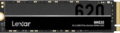 Lexar NM620 M.2 2280 PCIe Gen3x4 NVMe 1TB Internal SSD,Up to 3300MB/s Read & 3000MB/s Write Speeds, 3D TLC NAND, 1.5M Hours MTBF, Shock & Vibration Resistance, Black | LNM620X001T | LNM620X001T