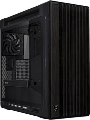 ASUS ProArt PA602 Wood Edition Mid Tower Computer Case, 2x 200mm Front & 140mm Pre-Installed Fans, Up to 420mm Radiator & 6x Fan Support, Dust Protection, Tempered Glass Panel, Black | 90DC00J0-B09010