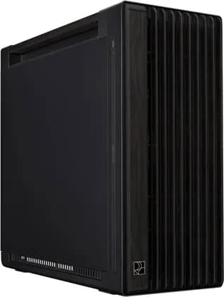 ASUS ProArt PA602 Wood Edition Mid Tower Computer Case, 2x 200mm Front & 140mm Pre-Installed Fans, Up to 420mm Radiator & 6x Fan Support Dust Protection, Metal Panel, Black | 90DC00J0-B09020