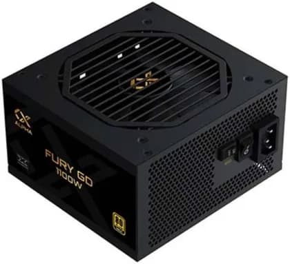 Xigmatek Fury GD 1100W Fully Modular Power Supply, 80 Plus Gold, 12cm FDB Fan, LLC D2D & APFC, ATX 3.0 Factor, Japanese Capacitor, Support PCI-E Gen 5, UK Cord, Black | EN40542