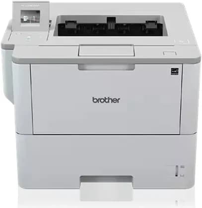Brother HL-L6400DW Mono Laser Printer, 1.8" TFT Colored LCD Display, 50 PPM Print Speed, 520 Sheets Capacity, Auto 2-Sided Printing, USB2.0/LAN/Wireless Connectivity, White | 84UG8800241