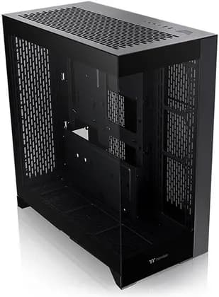 Thermaltake CTE E600 MX Hydrangea E-ATX Case, Centralized Thermal Efficiency Design, Interchange Mesh & TG Front Panel 3Way VGA Mounting Bracket 400mm PCIe4 Riser Cable, Black | CA-1Y3-00M1WN-00