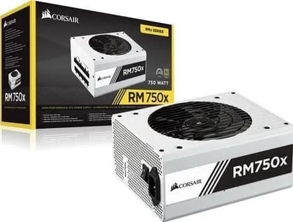 Corsair RMx Series RM750x — 750 Watt 80 PLUS Gold Certified Fully Modular ATX Power Supply (UK) — White | CP-9020155-UK / CP-9020187-UK