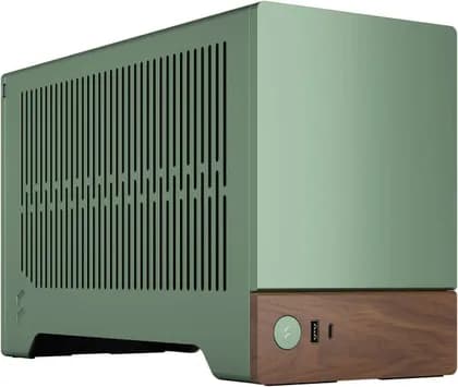 Fractal Terra Small Factor Mini ITX SFX Gaming Case, 2x 2.5" Drive Mounts, 120mm Fan Size, 120mm Radiator Size, Expansion Slots 3 (Max GPU Mode), USB Type-C 20Gbps, Jade | FD-C-TER1N-03
