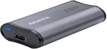 Adata SE880 1TB Portable External SSD, Ultra-Fast USB 3.2 Gen 2 2 SSD, Up to 2000 MB/s Read/Write, Titanium Gray, Pocket-Sized Design, USB-C & USB-A Cables, Titanium Gray | AELI-SE880-1TCGY
