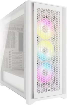 CORSAIR iCUE 5000D RGB Airflow V2 Mid-Tower ATX PC Case, High-Airflow Design, Tempered Glass Panel, Up to 360mm Radiator Support, 3x AF120 RGB Elite Fans, Node PRO Controller, Black | CC-9011243-WW