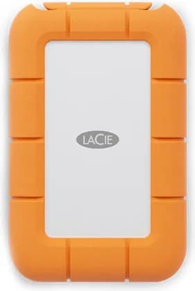 LaCie 2TB Rugged USB 3.2 Gen 2x2 Type-C External Hard Drive, 2000 MB/s Transfer Speeds, Rugged Protection, One Ton of Crush Resistance, IP54 Environmental Resistance | STMF2000400