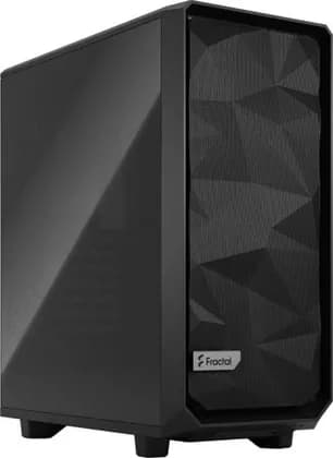 Fractal Design Meshify 2 Compact Black ATX Computer Case, Flexible High-Airflow, Dark Tinted Tempered Glass, Window Mid Tower | FD-C-MES2C-02