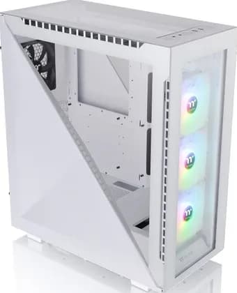 Thermaltake Divider 500 TG Snow ARGB Mid Tower Case, 7 Expansion Slot, USB 3.2 (Gen 2) Type-C x 1 | CA-1T4-00M6WN-01