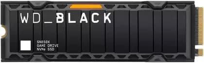 Western Digital BLACK SN850X 1TB NVMe PCIe 4.0 Internal SSD With Heatsink, Up To 7300 MB/s Sequential Read & 6600 MB/s Write Speeds, M.2 2280, 1.75 Million Hours MTTF, 600TB Endurance | WDS100T2XHE