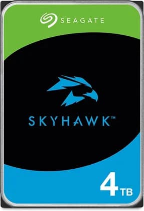 Seagate SkyHawk 4TB SATA Surveillance SATA III 3.5" Internal Hard Drive, 256 MB Cache, 5400 RPM, Up to 180 MB/s Sustained Transfer Rates, 1 Million Hours MTBF, Up to 64 HD Cameras | ST4000VX016