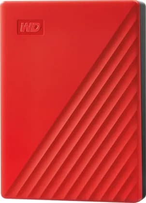 Western Digital 4TB My Passport Portable External Hard Drive HDD, USB 3.2 Gen 1 Interface, Compatible with Windows 10 / 8.1 / Chrome OS, Red | WDBPKJ0040BRD-WESN